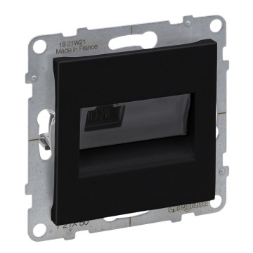 Legrand - Υποδοχή Ethernet RJ45 SUNO χωρίς πλαίσιο, μαύρη
