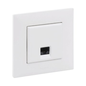Legrand - Υποδοχή Ethernet RJ45 με πλαίσιο NILOE STEP λευκή