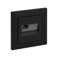 Legrand - Υποδοχή Ethernet RJ45 με πλαίσιο SUNO μαύρη