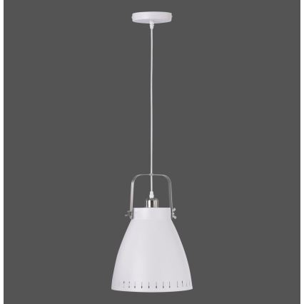 Leuchten Direkt 11059-16 - Κρεμαστό φωτιστικό οροφής EVA 1xE27/60W/230V διάμετρος 21,5 cm λευκό