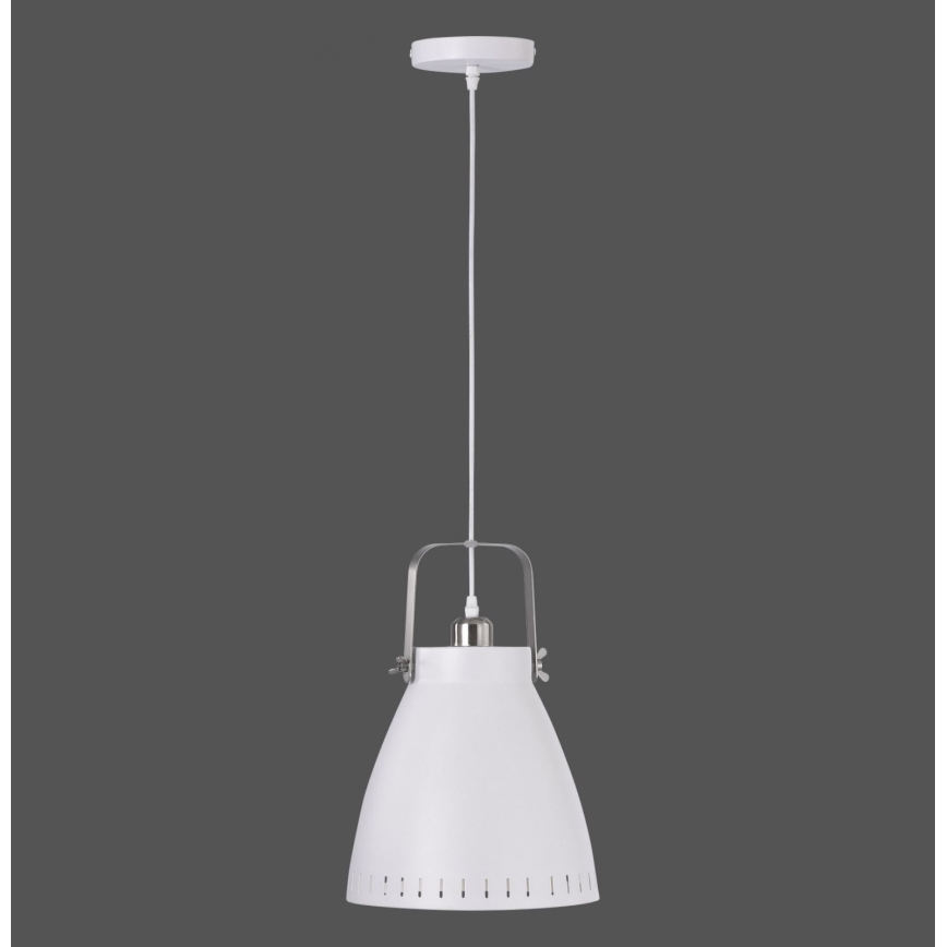 Leuchten Direkt 11059-16 - Κρεμαστό φωτιστικό οροφής EVA 1xE27/60W/230V διάμετρος 21,5 cm λευκό