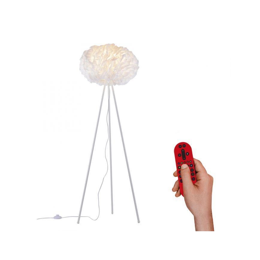 Leuchten Direkt 11212-16 - LED RGBW Επιδαπέδια λάμπα dimming NAOMI LED/10W/230V 2700-5000K Wi-Fi TUYA + τηλεχειριστήριο