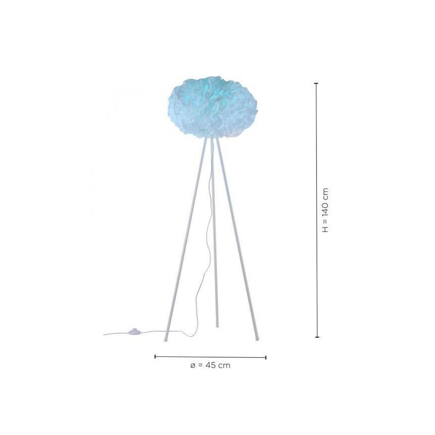 Leuchten Direkt 11212-16 - LED RGBW Επιδαπέδια λάμπα dimming NAOMI LED/10W/230V 2700-5000K Wi-Fi TUYA + τηλεχειριστήριο