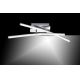 Leuchten Direkt 11270-55 - LED Πλαφονιέρα πολύφωτο SIMON 2xLED/5W/230V ματ χρώμιο