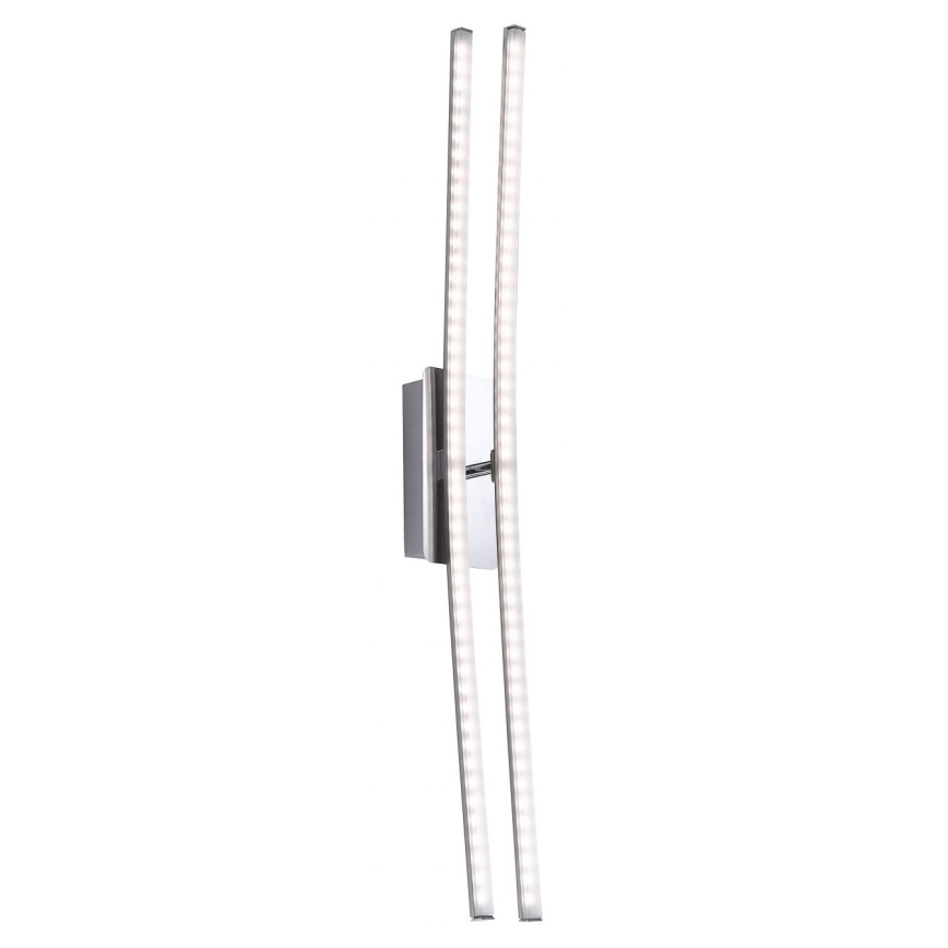 Leuchten Direkt 11272-55 - LED Πλαφονιέρα πολύφωτο SIMON 2xLED/8W/230V ματ χρώμιο