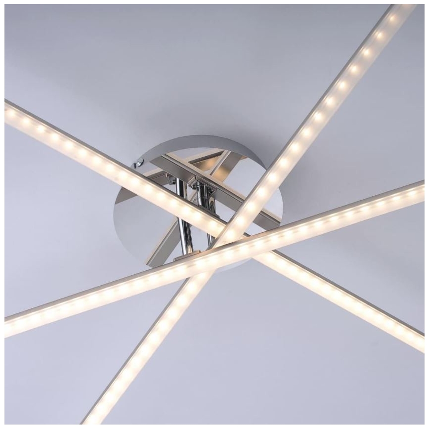 Leuchten Direkt 11274-55 - LED Πλαφονιέρα πολύφωτο SIMON 3xLED/8W/230V ματ χρώμιο