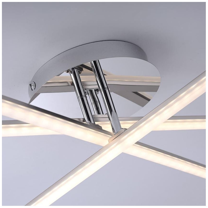 Leuchten Direkt 11274-55 - LED Πλαφονιέρα πολύφωτο SIMON 3xLED/8W/230V ματ χρώμιο