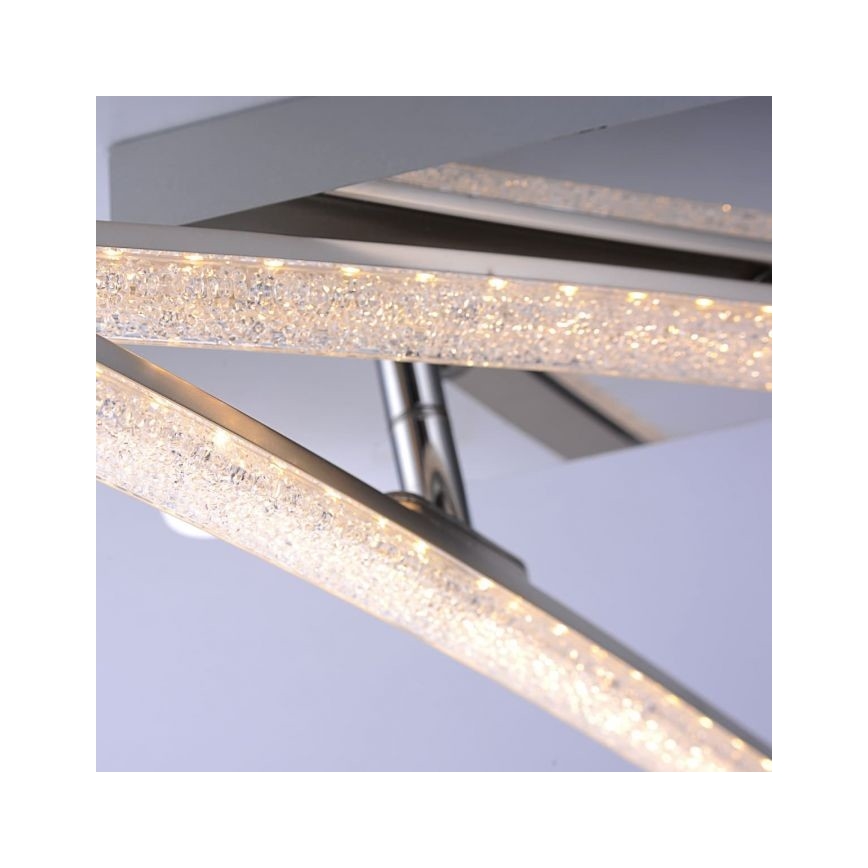 Leuchten Direkt 11290-17 - LED Πλαφονιέρα πολύφωτο SIMON 2xLED/5W/230V γυαλιστερό χρώμιο