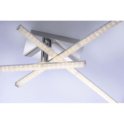 Leuchten Direkt 11293-17 - LED Πλαφονιέρα πολύφωτο SIMON 3xLED/5W/230V γυαλιστερό χρώμιο