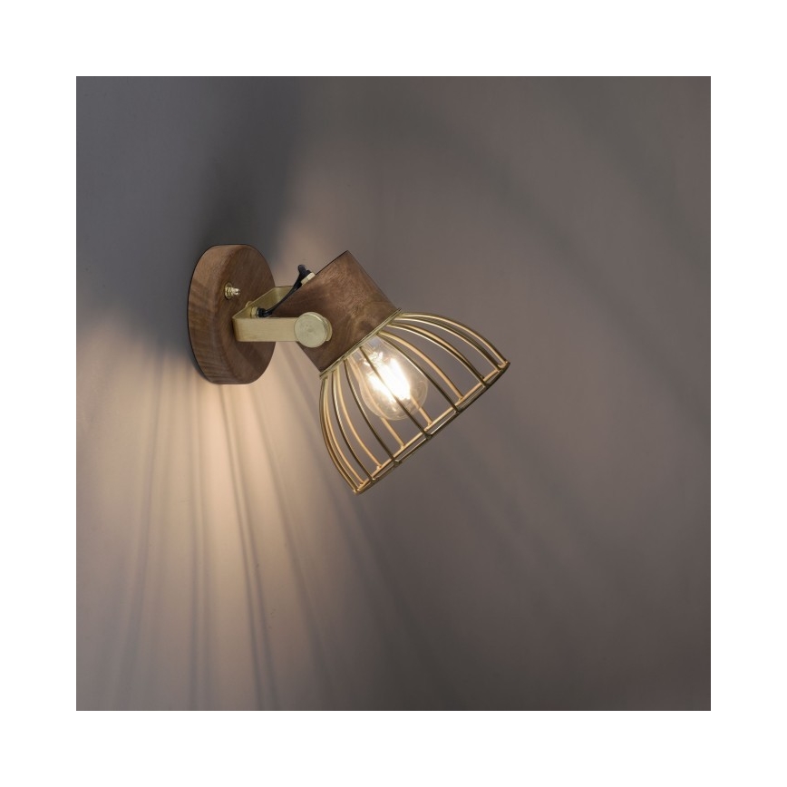 Leuchten Direkt 11486-60 - Σποτ τοίχου ALAMI 1xE27/25W/230V μάνγκο
