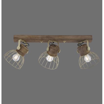 Leuchten Direkt 11488-60 - Φωτιστικό σποτ ALAMI 3xE27/25W/230V μάνγκο