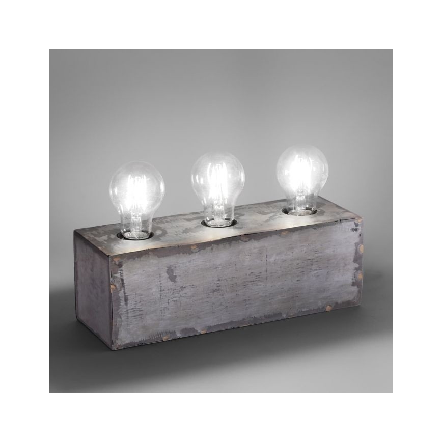 Leuchten Direkt 11498-77 - Επιτραπέζια λάμπα SAMIA 3xE27/25W/230V