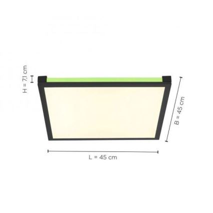 Leuchten Direkt 11621-18 - LED RGB Dimmable φωτιστικό οροφής MARIO LED/24W/230V 2700-5000K + RC