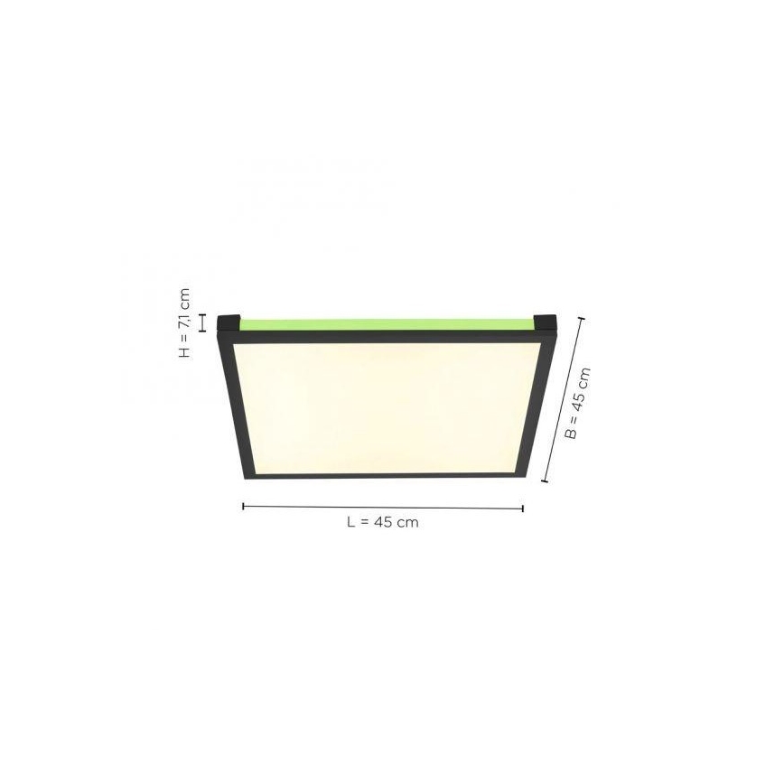 Leuchten Direkt 11621-18 - Ρυθμιζόμενο φωτιστικό οροφής LED RGB MARIO LED/24W/230V 2700-5000K με τηλεχειριστήριο