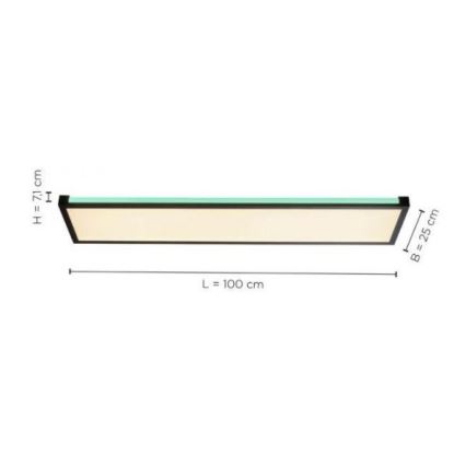 Leuchten Direkt 11622-18 - LED RGB Dimmable φωτιστικό οροφής MARIO LED/29W/230V 2700-5000K + τηλεχειριστήριο