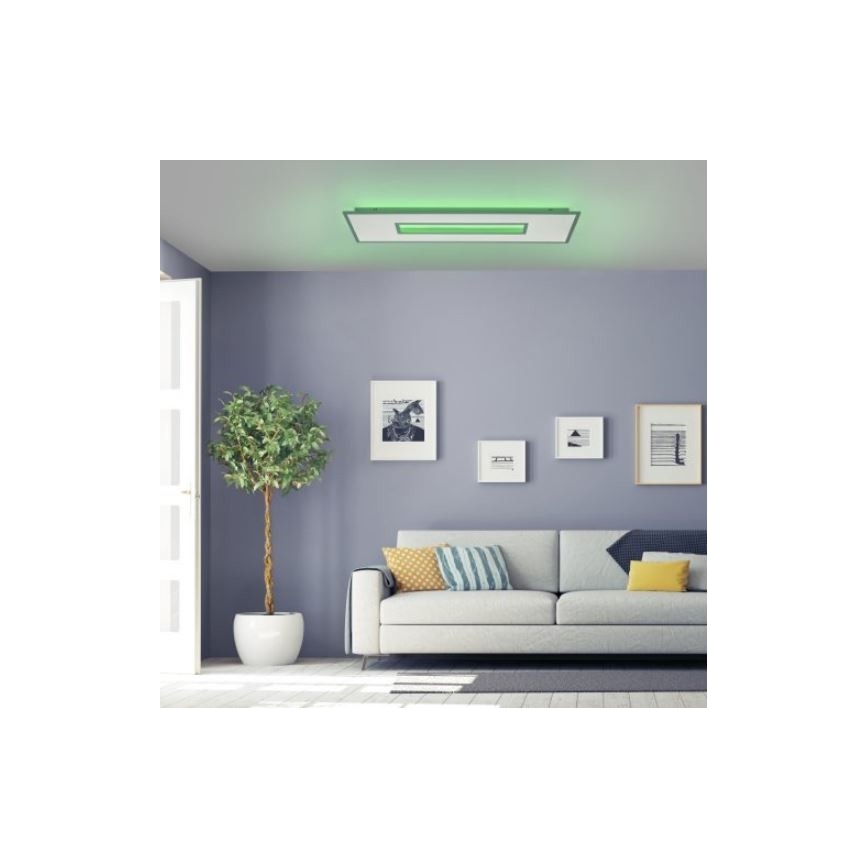 Leuchten Direkt 11646-16 - LED RGB Dimmable φωτιστικό οροφής RECESS 1xLED/41W/230V + 1xLED/7,5W + τηλεχειριστήριο
