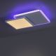 Leuchten Direkt 11663-16 - LED RGB dimmable φωτιστικό οροφής ARENDA LED/22W/230V + τηλεχειριστήριο