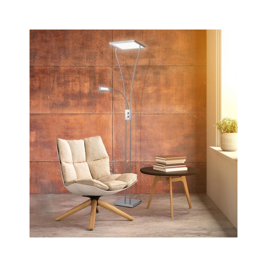 Leuchten Direkt 11722-55 - Φωτιστικό LED Dimmable MARIAN LED/25W/230V + LED/3,6W