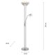 Leuchten Direkt 11730-55 - Φωτιστικό δαπέδου LED Dimmable ZAHARA LED/16W/230V + LED/5W
