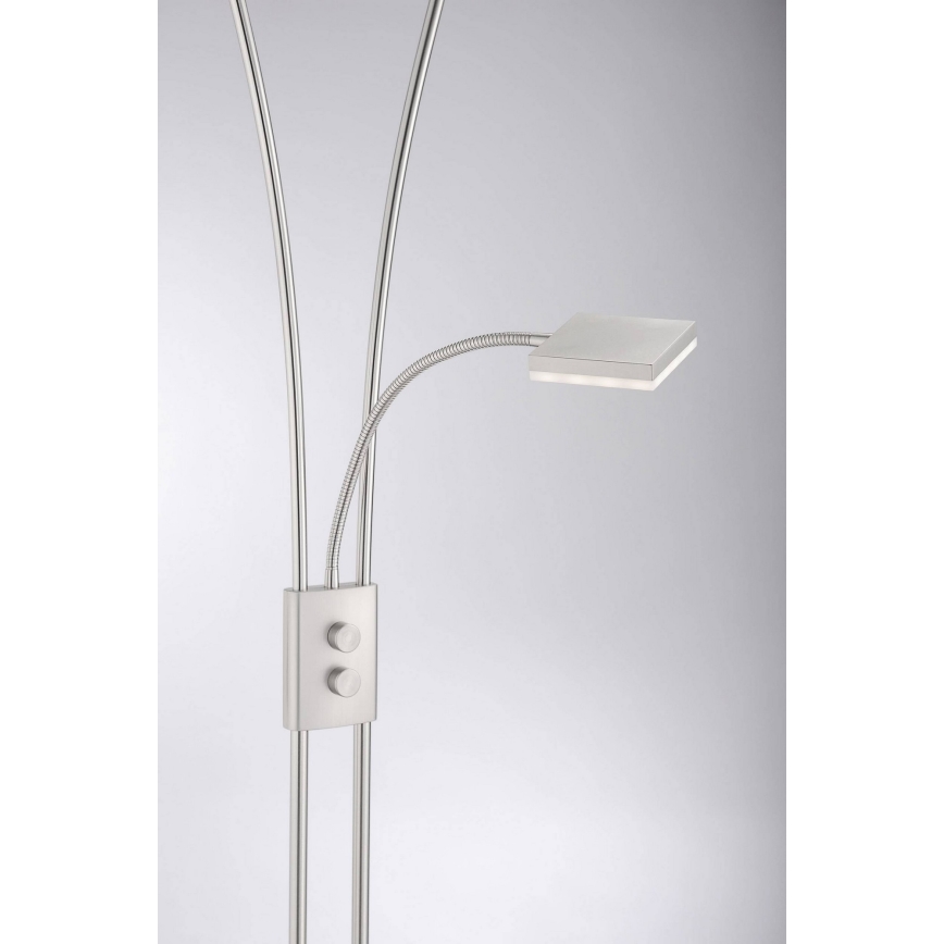Leuchten Direkt 11776-55 - LED Dimmable λάμπα δαπέδου HELIA LED/16,8W/230V + 2xLED/3,8W