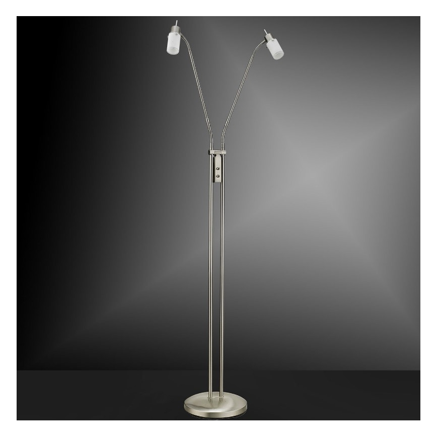 Leuchten Direkt 11937-55 - LED Λάμπα δαπέδου MAX LED 2xGU10/4W/230V