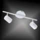 Leuchten Direkt 11942-16 - LED Διπλό Σποτ TARIK 2xGU10/5W/230V λευκό