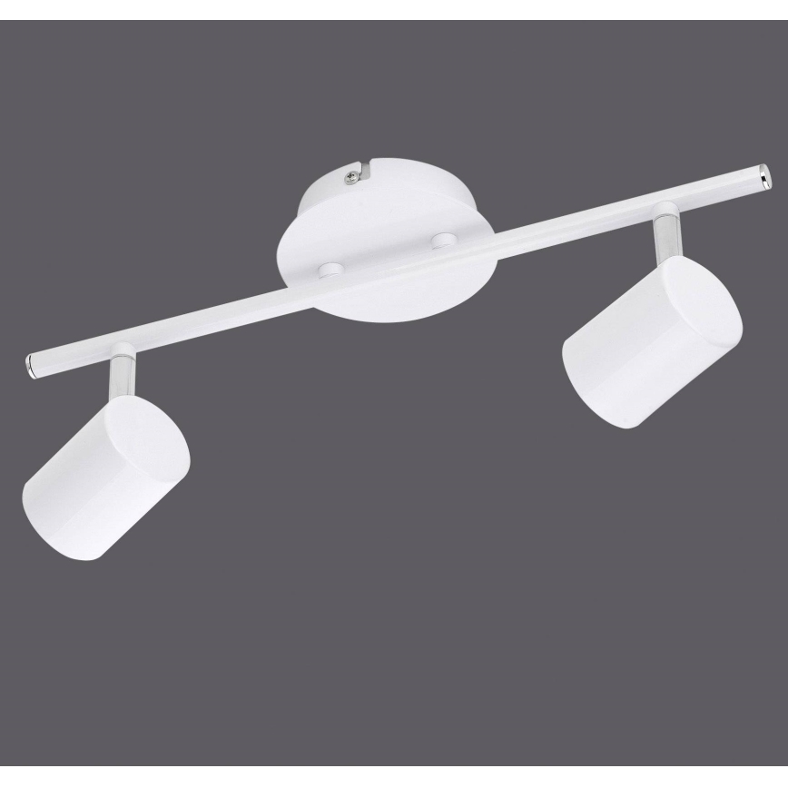 Leuchten Direkt 11942-16 - LED Διπλό Σποτ TARIK 2xGU10/5W/230V λευκό