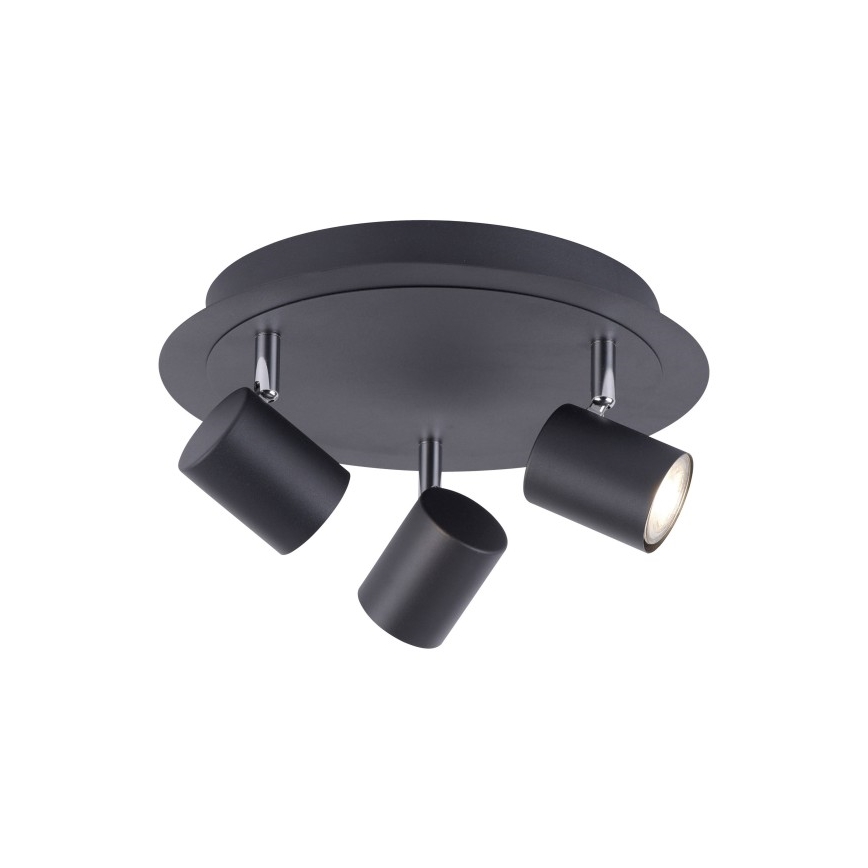 Leuchten Direkt 11943-13 - LED Σποτ με 3 φώτα TARIK 3xGU10/5W/230V ανθρακί