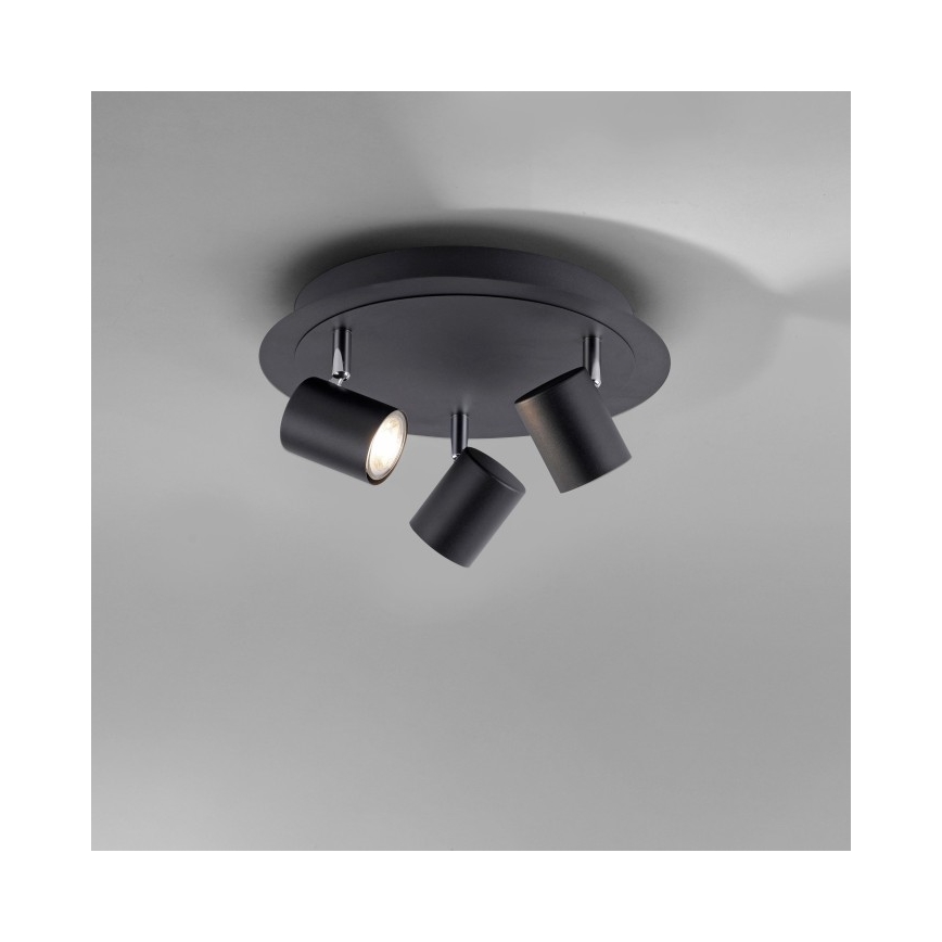 Leuchten Direkt 11943-13 - LED Σποτ με 3 φώτα TARIK 3xGU10/5W/230V ανθρακί