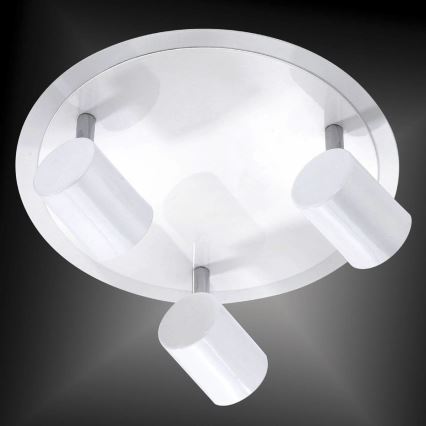 Leuchten Direkt 11943-16 - LED Σποτ με 3 φώτα TARIK 3xGU10/5W/230V λευκό