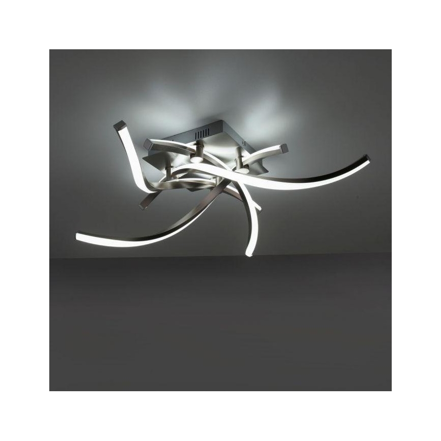 Leuchten Direkt 11995-55 - LED RGB Dimmable πλαφονιέρα πολύφωτο SWING LED/24,4W/230V 2700-5000K + τηλεχειριστήριο