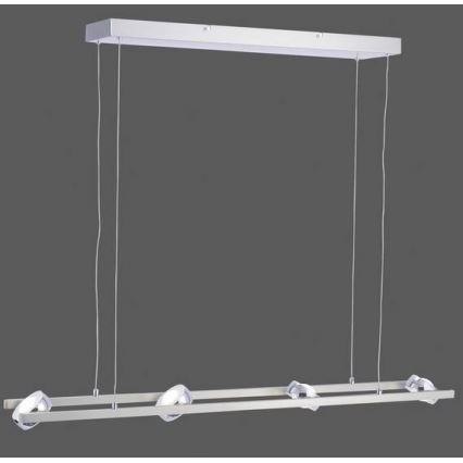 Leuchten Direkt 12470-55 - LED RGB Dimmable πολύφωτο ράγα OPTI 8xLED/3W/230V + τηλεχειριστήριο