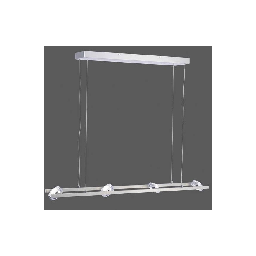 Leuchten Direkt 12470-55 - LED RGB Dimmable πολύφωτο ράγα OPTI 8xLED/3W/230V + τηλεχειριστήριο