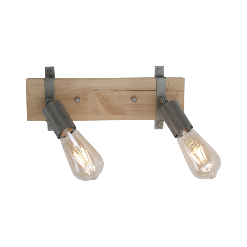 Leuchten Direkt 13472-79 - Προβολέας τοίχου SLAT 2xE27/40W/230V