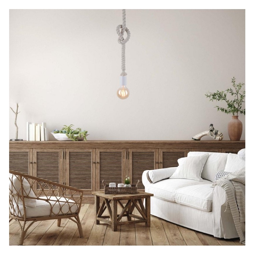 Leuchten Direkt 13572-16 - Μονόφωτο φωτιστικό οροφής  DIY 1xE27/10W/230V λευκό