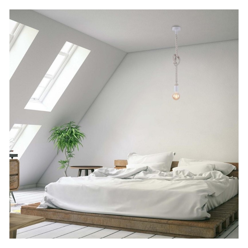 Leuchten Direkt 13572-16 - Μονόφωτο φωτιστικό οροφής  DIY 1xE27/10W/230V λευκό