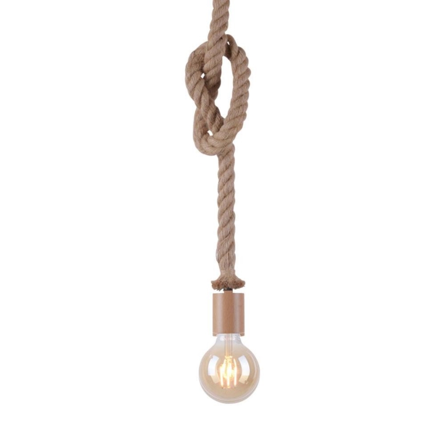 Leuchten Direkt 13572-79 - Μονόφωτο φωτιστικό οροφής  DIY 1xE27/10W/230V καφέ