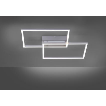 Leuchten Direkt 14017-55 - Φως οροφής dimmer LED IVEN 2xLED/20W/230V + τηλεχειριστήριο