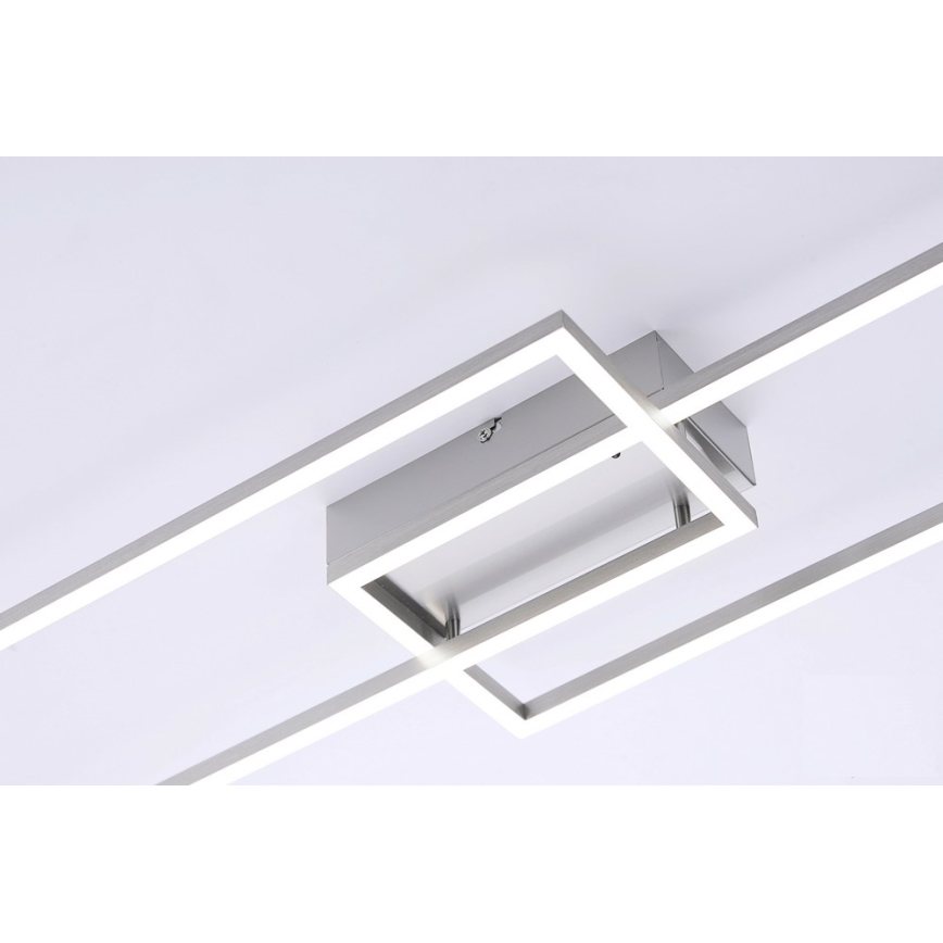 Leuchten Direkt 14019-55 - Συνδεδεμένο πολύφωτο dimmer LED IVEN 2xLED/20W/230V + RC