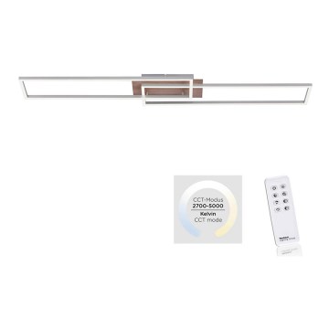 Leuchten Direkt 14019-78 - Φως οροφής dimmer LED IVEN 2xLED/20W/230V + τηλεχειριστήριο