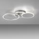 Leuchten Direkt 14116-55 - Φωτιστικό οροφής LED SEVENT LED/25,5W/230V ματ χρώμιο