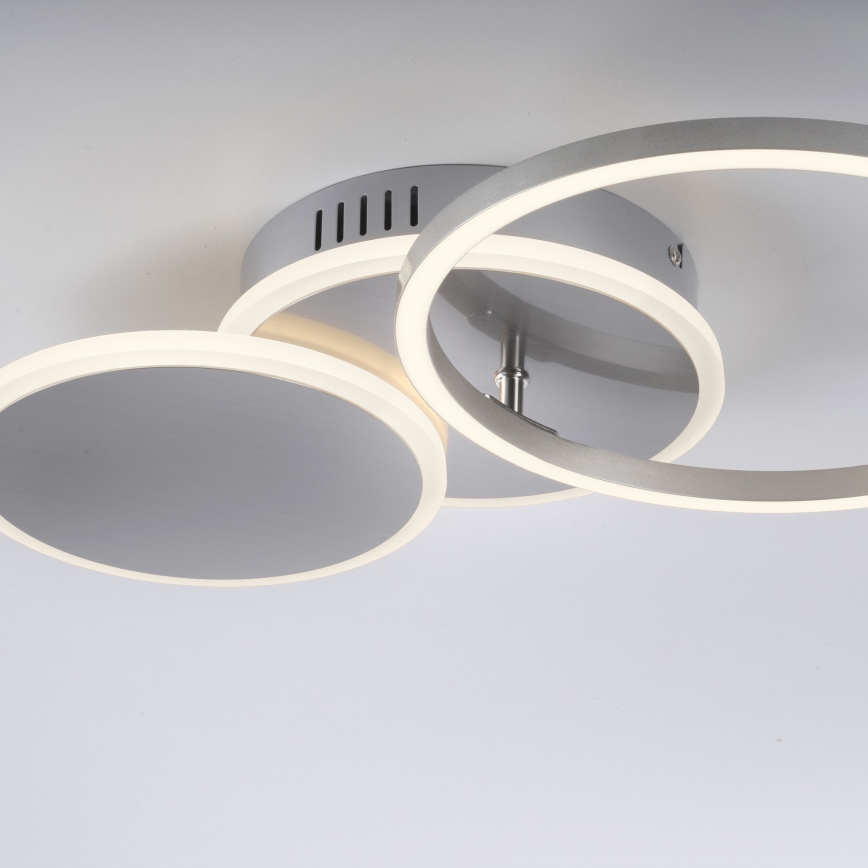 Leuchten Direkt 14116-55 - Φωτιστικό οροφής LED SEVENT LED/25,5W/230V ματ χρώμιο