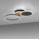 Leuchten Direkt 14116-78 - Φωτιστικό οροφής LED SEVENT LED/25,5W/230V μαύρο/καφέ