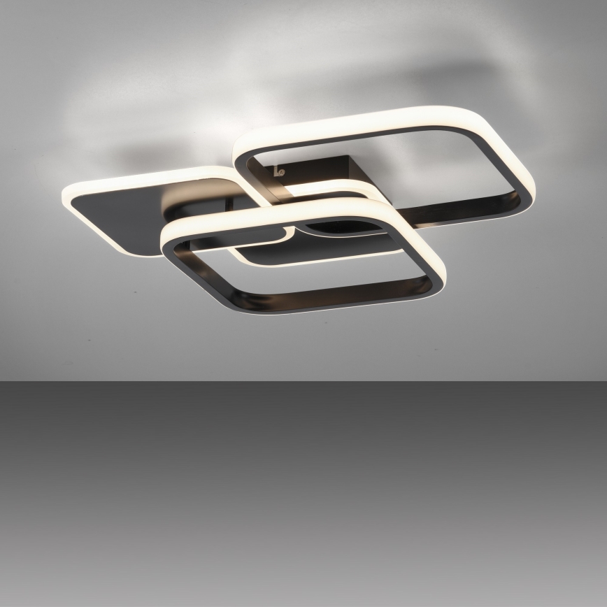 Leuchten Direkt 14117-18 - Φωτιστικό οροφής LED SEVENT LED/36W/230V μαύρο