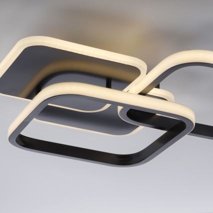 Leuchten Direkt 14117-18 - Φωτιστικό οροφής LED SEVENT LED/36W/230V μαύρο