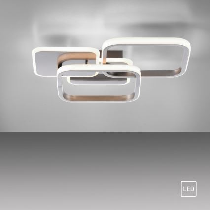 Leuchten Direkt 14117-55 - Φωτιστικό οροφής LED LED/36W/230V ματ χρώμιο