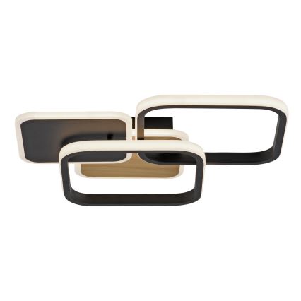 Leuchten Direkt 14117-78 - Φωτιστικό οροφής LED SEVENT LED/36W/230V μαύρο/καφέ