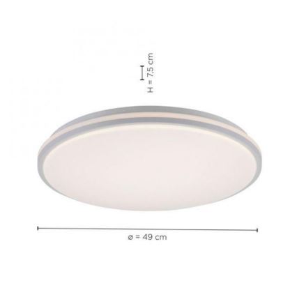 Leuchten Direkt 14209-16 - LED Dimmable φωτιστικό οροφής COLIN LED/32,4W/230V