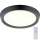 Leuchten Direkt 14217-13 - LED Dimmable φωτιστικό οροφής LORENA 1xLED/35W/230V μαύρο + τηλεχειριστήριο