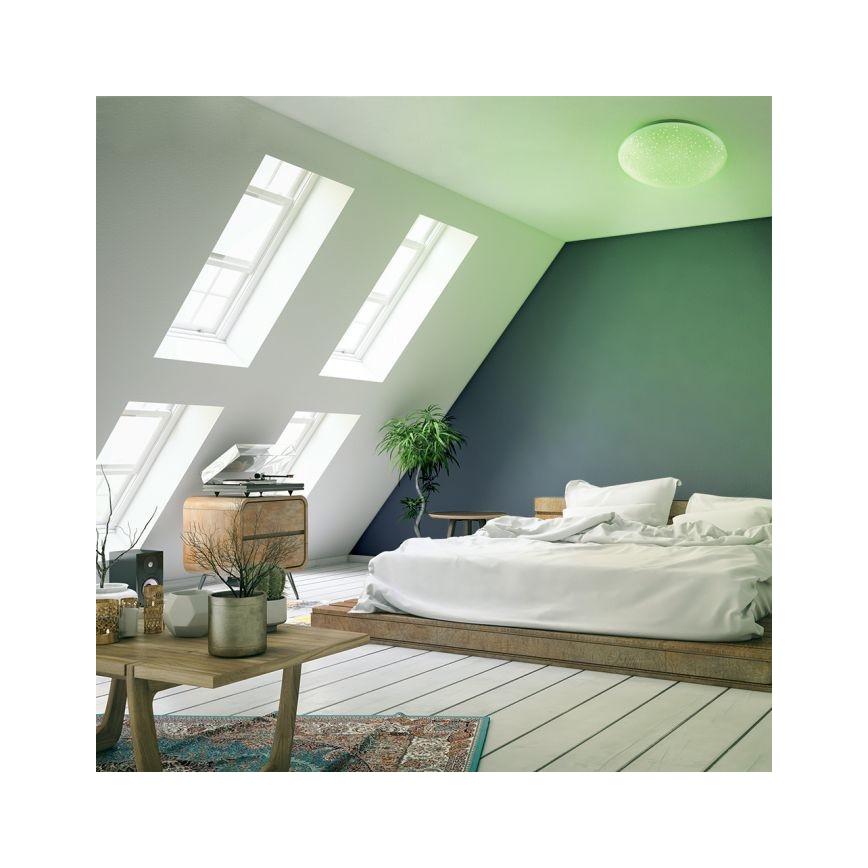 Leuchten Direkt 14241-16 - LED RGB Dimmable φωτιστικό οροφής SKYLER LED/5.6W/230V